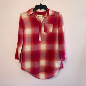 Arizona Pink Plaid Top
